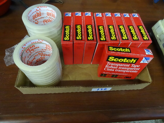Misc tape. Scotch transparent. Qty ...