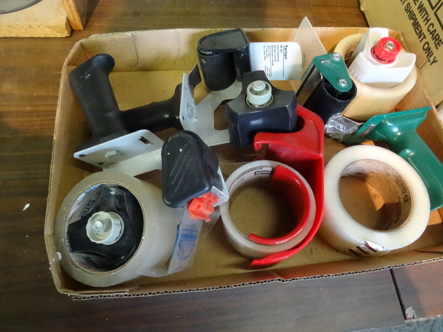 Misc tape dispensers and tape...