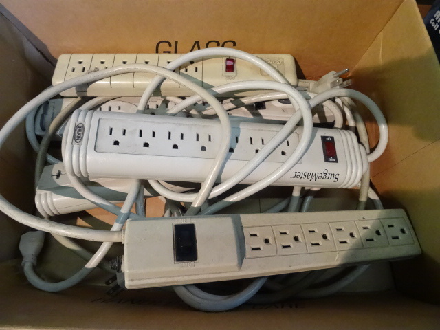 5 misc outlet strips...