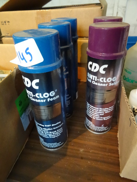 Anticlog coil cleaner. Qty 5 cans...