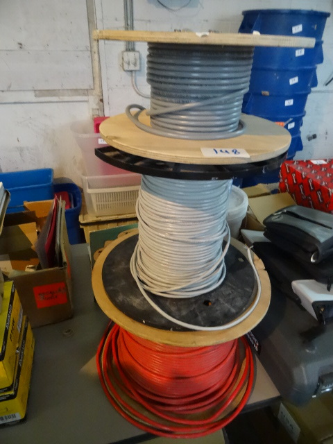 3 rolls of wire. 18 AWG 3 wire. Tel...
