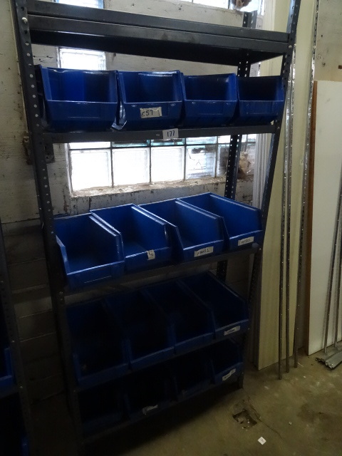 Metal shelving unit. 36 x 12 x 75. ...