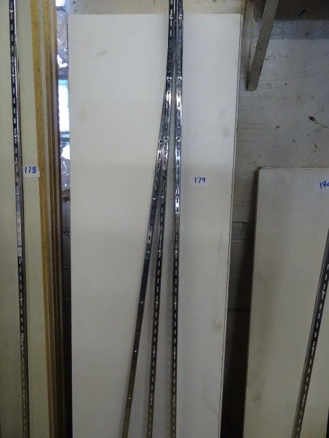 Shelf brackets and boards. 18 x 65....