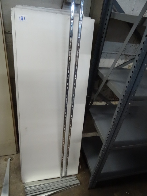 Shelf brackets and boards. 18 x 48....
