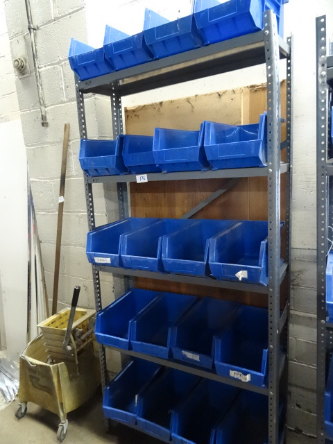 Metal shelving unit. 36 x 18 x 73. ...