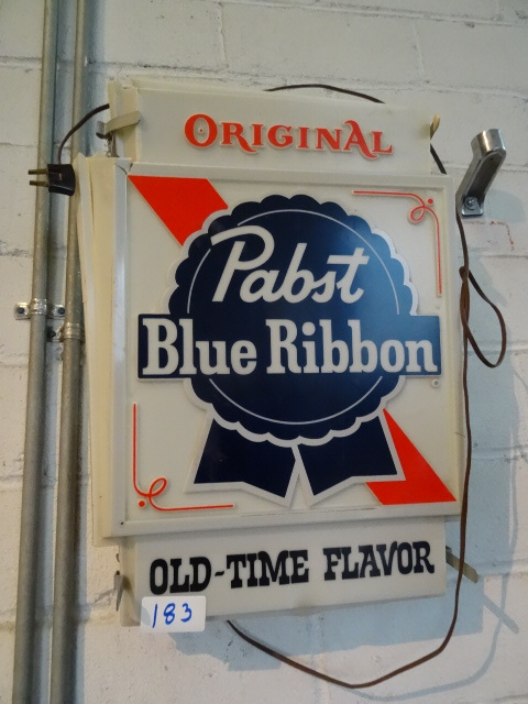 Vintage Pabst Blue Ribbon wall moun...