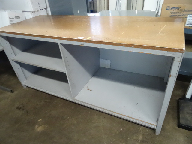 Solid wood work station  storage u...