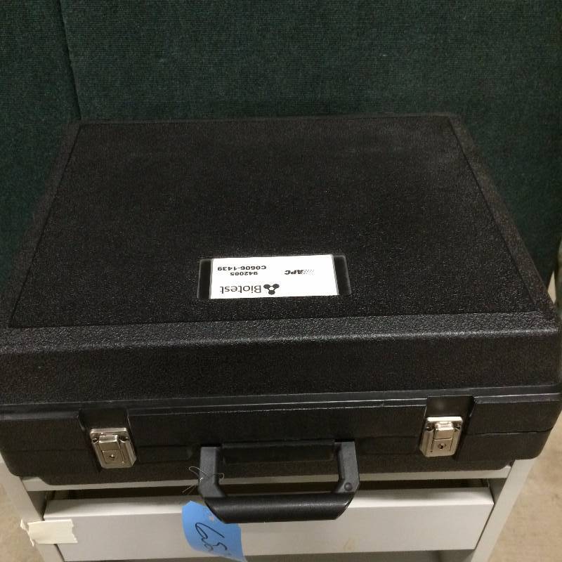lot 17 image: WOW Retails Used $825 Biotest APC Airborne Particle Counter Model #942005 Air Quality Test Measurer With Case, Keys, Power Supply & Adapter