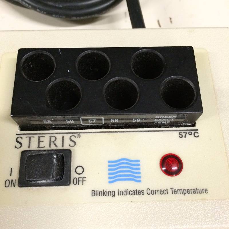 lot 2 image: Retails Used $250 Steris Verify Steam Warmer Biological Test Tube Incubator, 6 Well, S3271 - Nice Working Condition