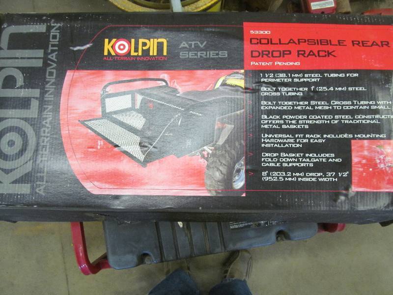 lot 13 image: Kolpin ATV rear drop rack