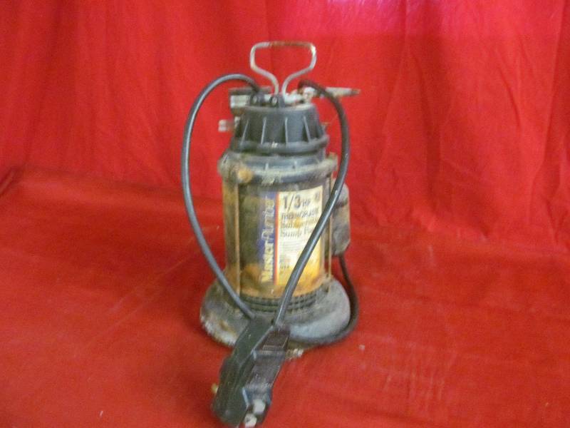 lot 93 image: sump pump