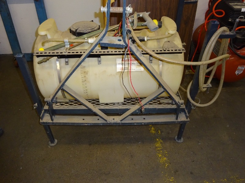 Snyder sprayer fits on tractor or something with a hitch