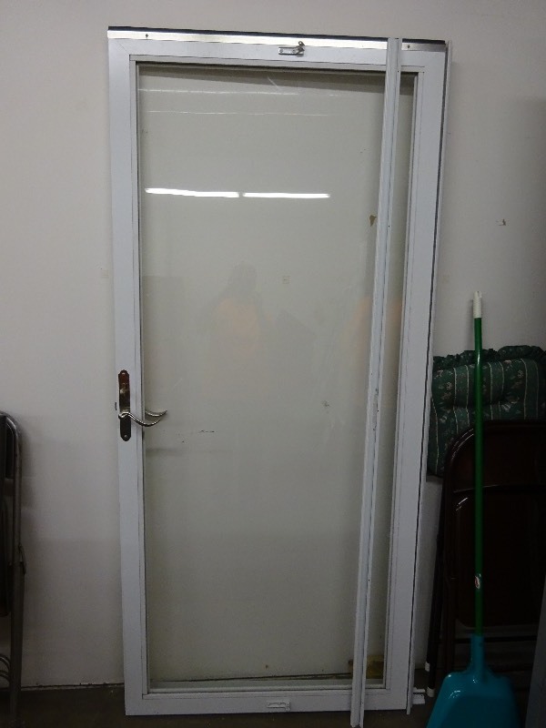 36 glass screen door