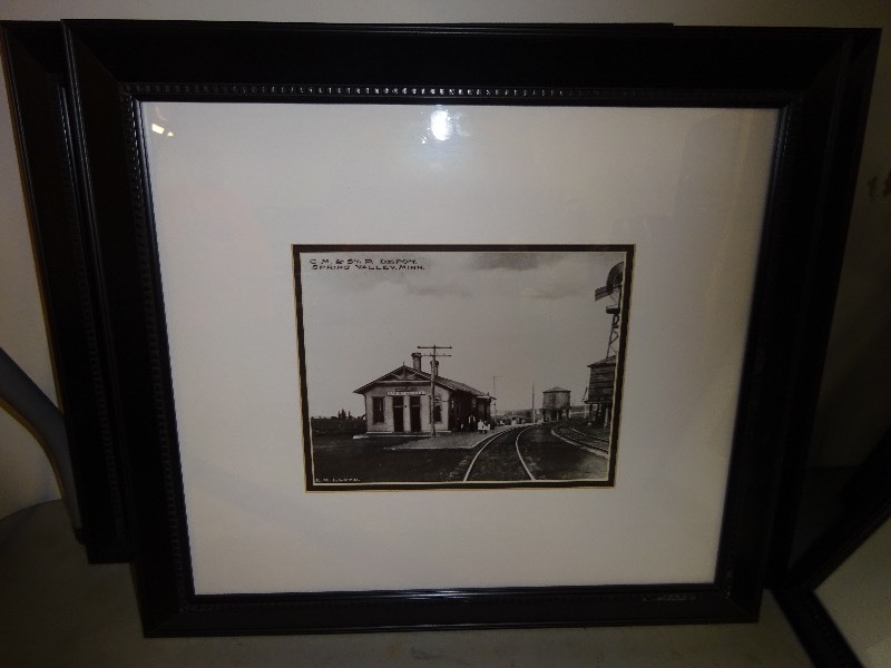 5 - CM st paul depot Grandda, MN Railroad picture 21 x 19