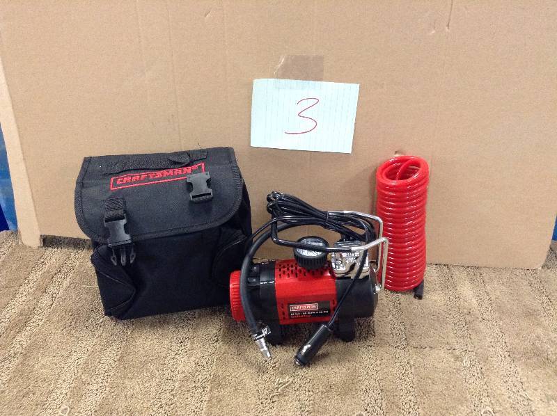 lot 3 image: Craftsman Inflator 12 volt