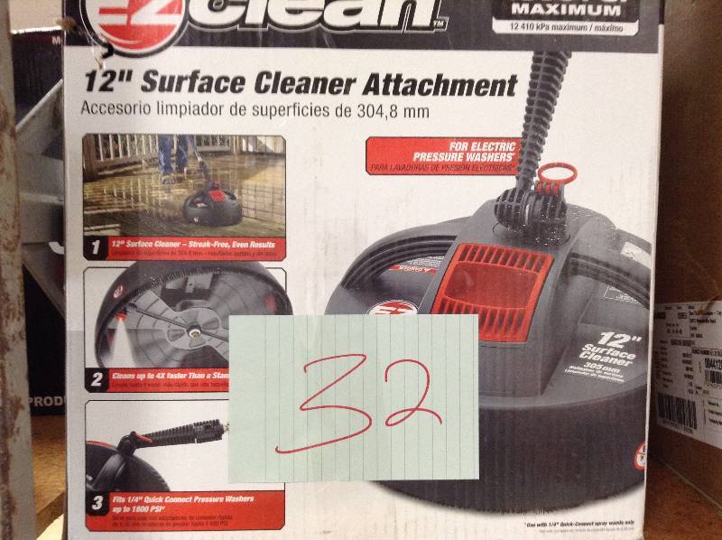 lot 32 image: EZ Clean 12 Surface Cleaner Attachment