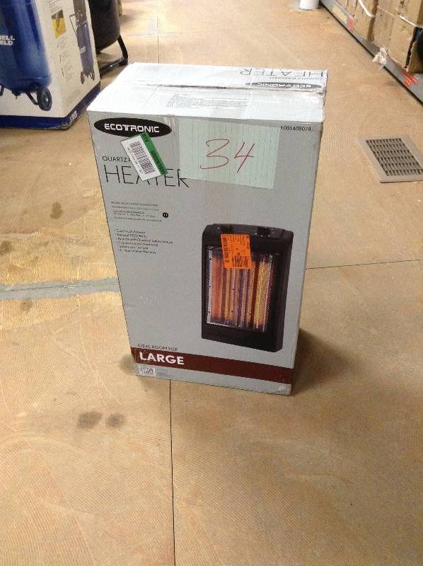 lot 34 image: Ecotronic Quartz Heater