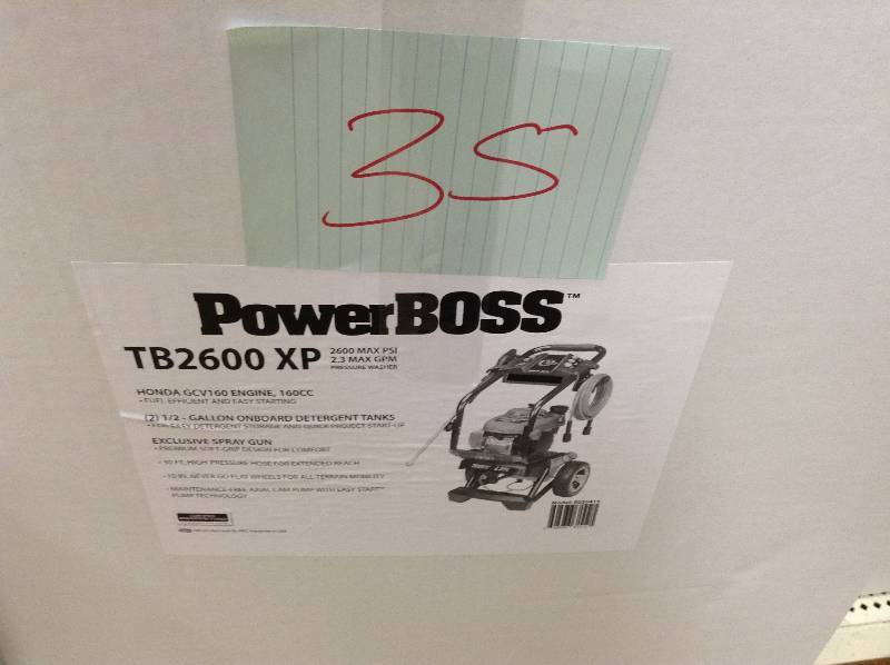 lot 35 image: PowerBoss TB2600 XP GCV160 ENGINE  160CC MFG RECONDITION 2600 MAX PSI
