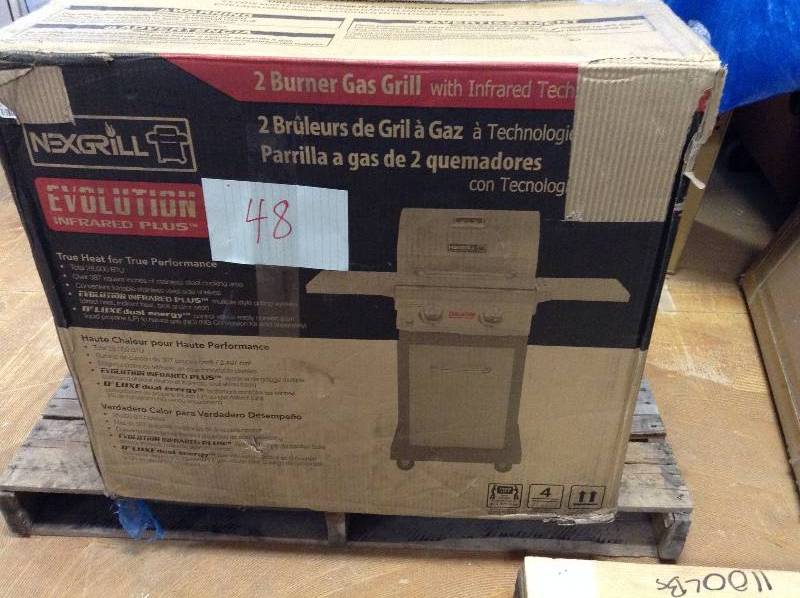lot 48 image: Evolution 2-Burner Propane Gas Grill in Stainless Steel with Infrared Technology new