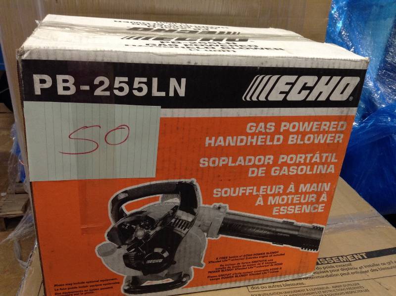 lot 50 image: Echo 65dB(A) 191 MPH 354 CFM Low Noise Gas Leaf Blower never used