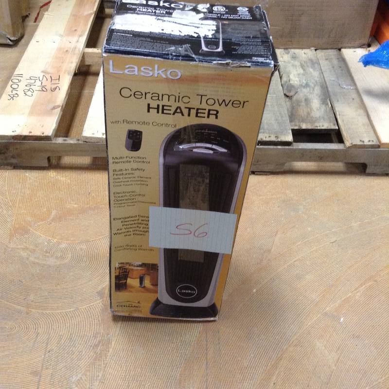 lot 56 image: Lasko Ceramic Heater Open box in like new condition