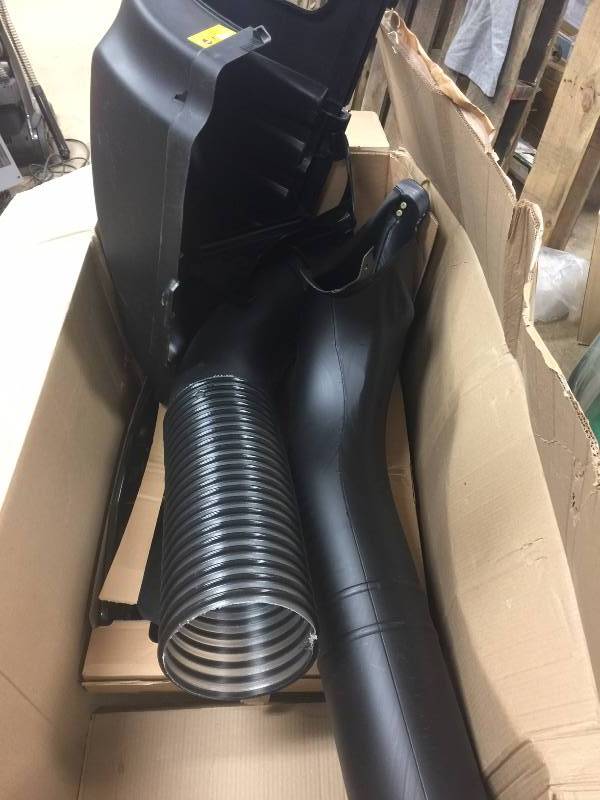 lot 101 image: MTD Genuine Factory Parts 4246 Deck Two Bin ZT Bagger Item 24030  Model 19C70020OEM open box never used