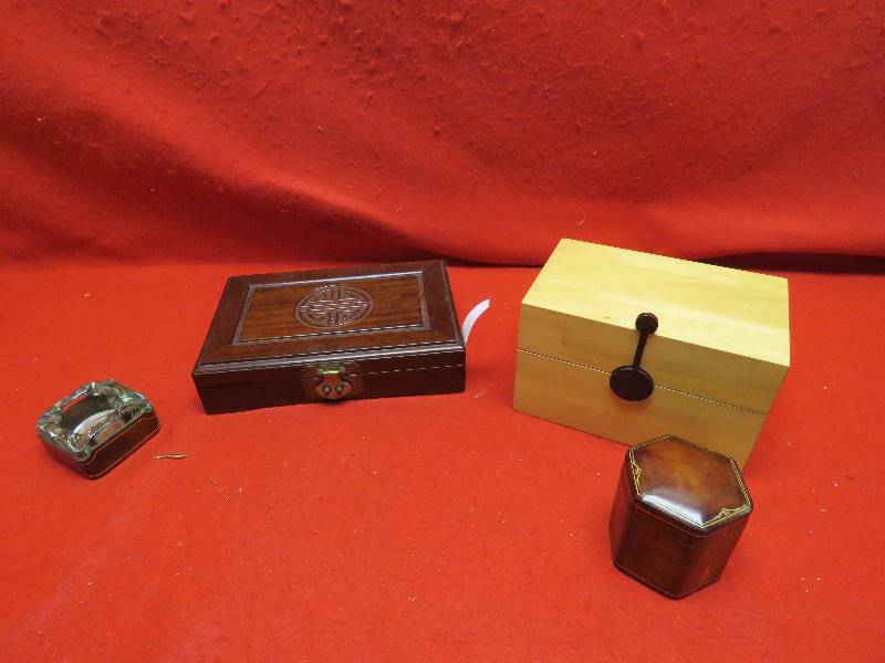 Vintage Oriental Themed Trinket Boxes