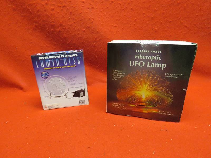 Sharper Image Fiberoptic UFO Lamp