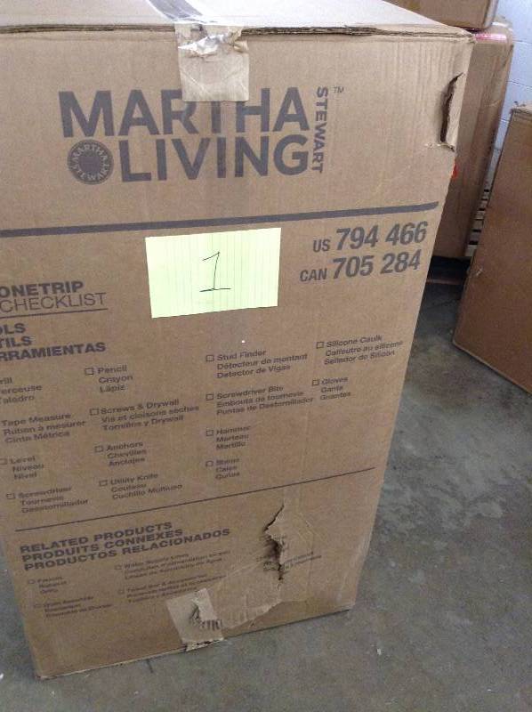 Martha Stewart Living Seal Harbor 30.25 in. Vanity in Sharkey Gray with Vanity Top in White