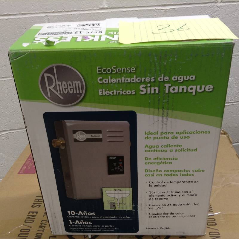 Rheem RETE-13 - 13kW 1.97 GPM Tankless Electric Water Heater