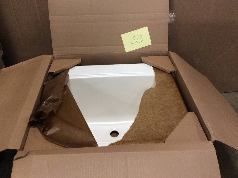 Swan 25 In. X 22 In. X 13-916 In. Solid Surface Utility Sink