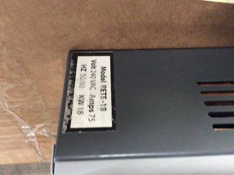Rheem RETE-18 - 18kW 2.73 GPM Tankless Electric Water Heater used