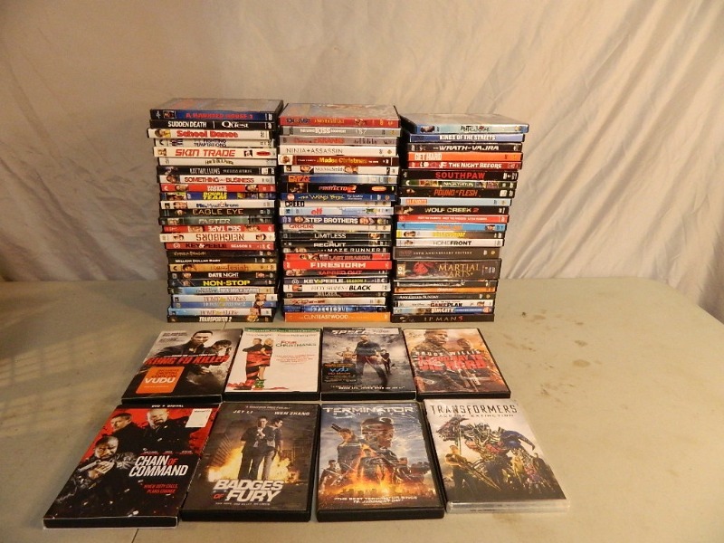 lot 104 image: Over 80 Dvds