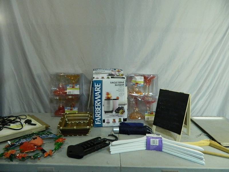 lot 142 image: Single Serve Blender, New Hangers, and More