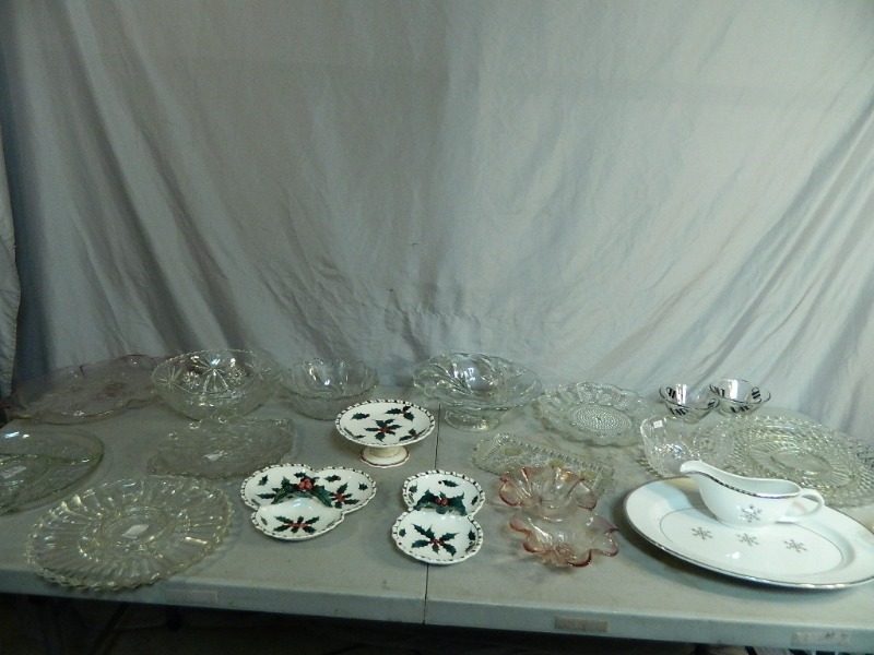 lot 159 image: Platters, Candy Dishes, and More