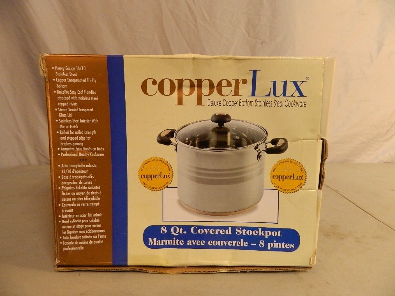 lot 17 image: New CopperLux Stockpot