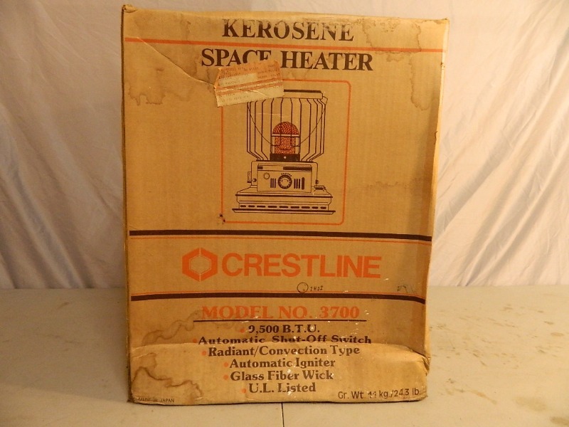 lot 43 image: New Crestline Kerosene Space Heater