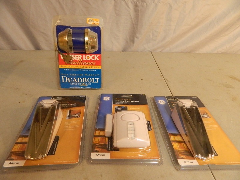 lot 45 image: New Deadbolt and Alarms