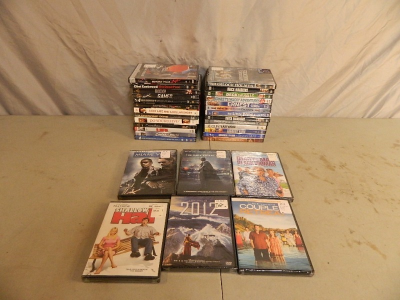 lot 84 image: 32 Brand New Dvds