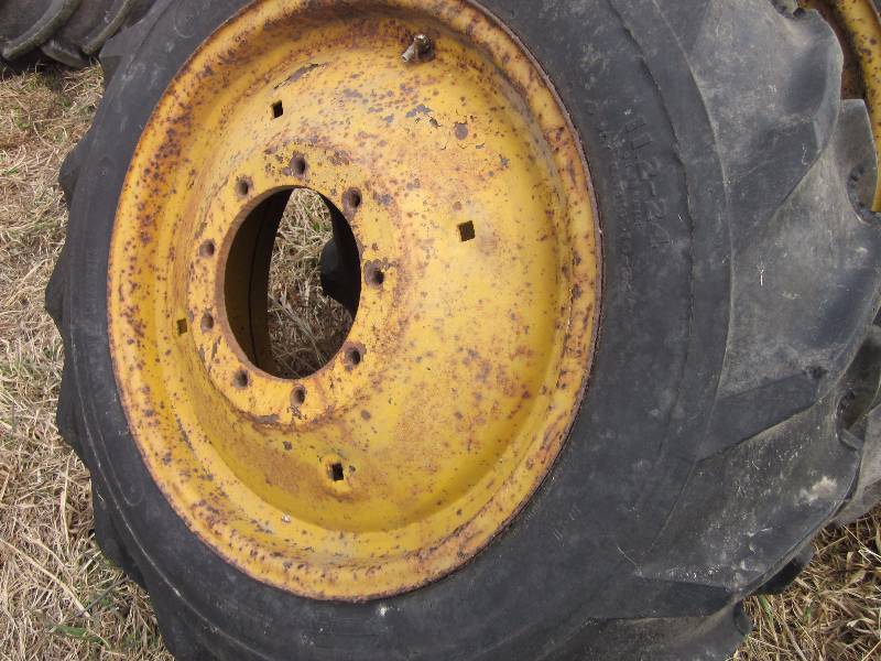 lot 45 image: Power Mark 11.2-24 Tire Pair W Rims