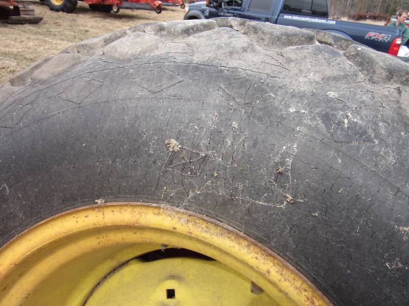 lot 46 image: Goodyear 18.4-26 Tire With Rim