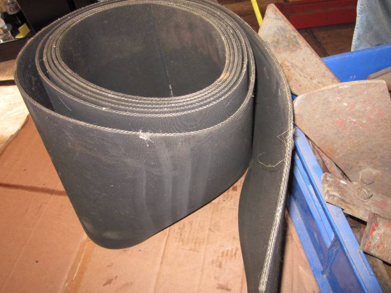 lot 97 image: Disc Scraper Parts & 10 Wide Belting