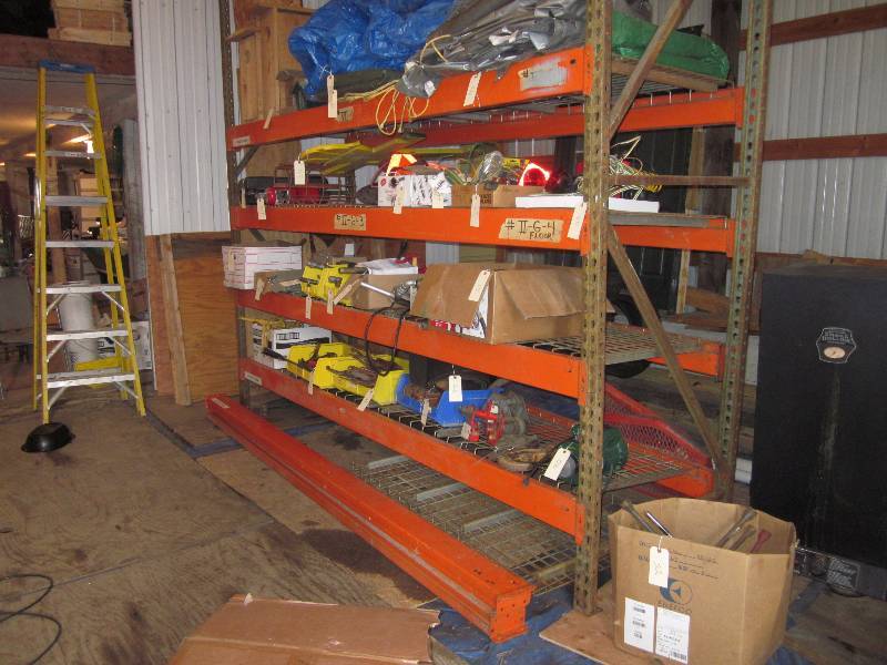 lot 118 image: 5 Shelf Steel Racking