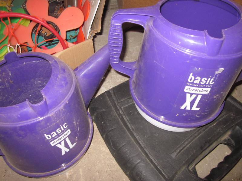 lot 125 image: 6 Watering Cans, Kids Toys, Games, Clothes Pins, Etc.