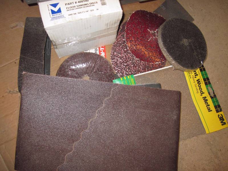 lot 159 image: Sanding Belts & Sanding Discs
