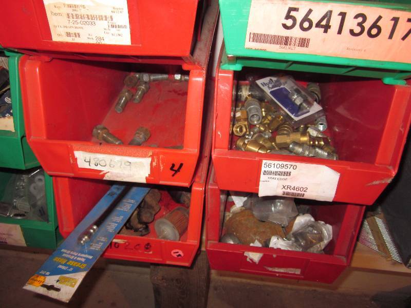 lot 162 image: 25 Plastic Bins Full of Misc.