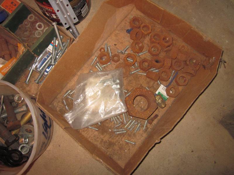 lot 164 image: Nuts, Bolts, Washers, Hinges & Misc.