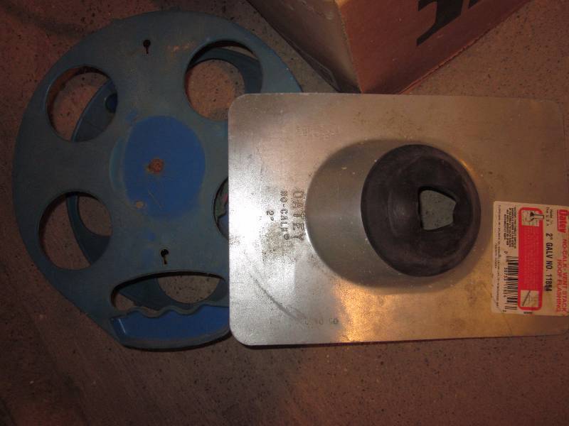 lot 171 image: Crow Bars, Electrical, Gutter Pieces, Screws, & Nails