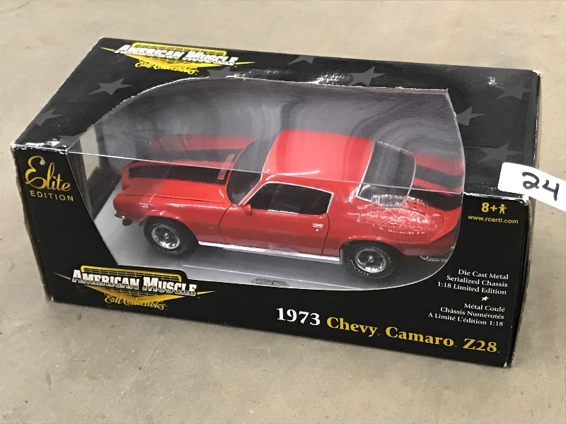 lot 24 image: 1973 Chevy Camaro Z28 Elite Edition...