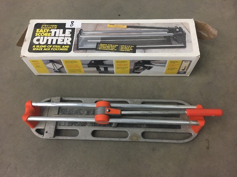 lot 8 image: Natico Easy-Score Tile Cutter ...